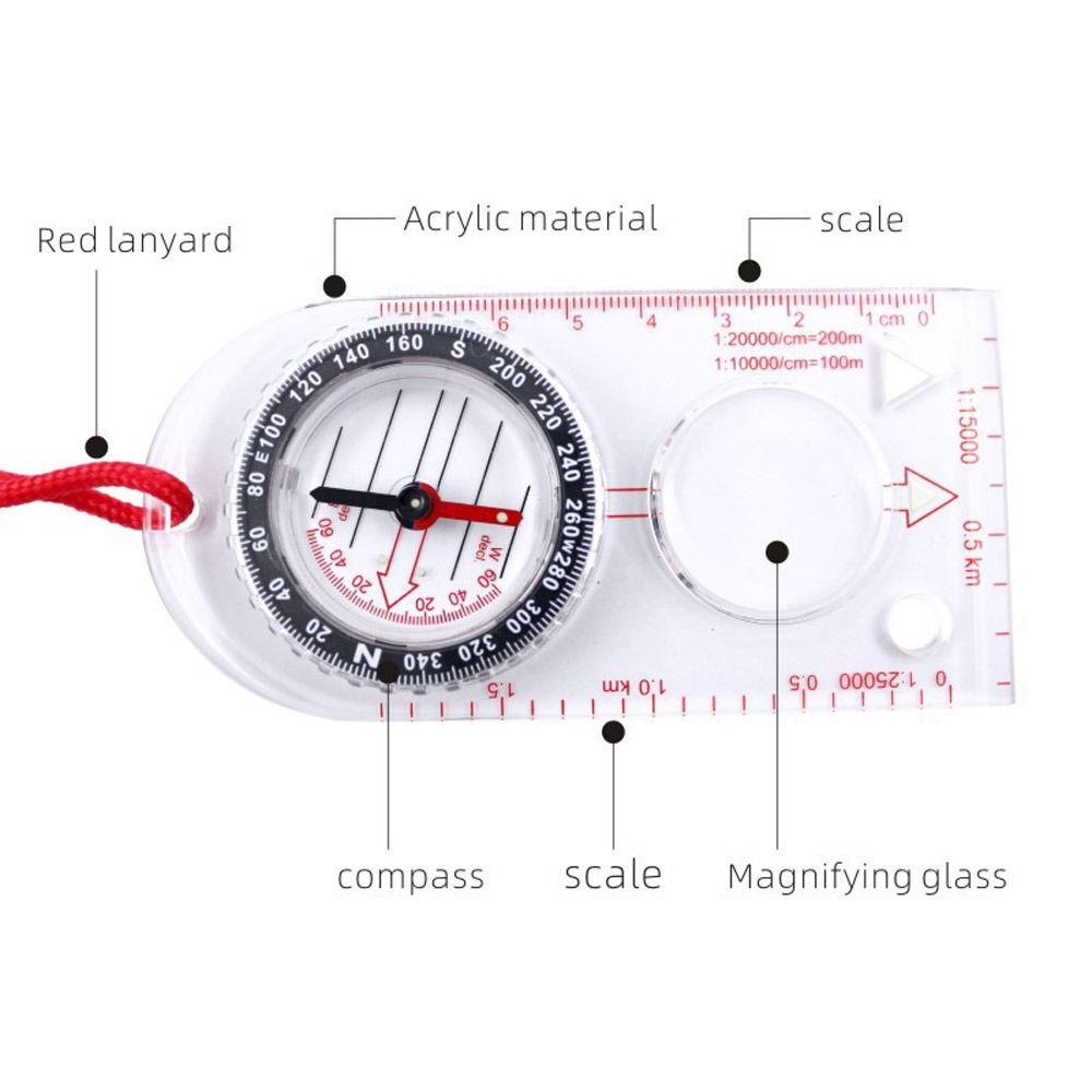 Orienteering Baseplate Compass - огляд і ціна Compass Lensatic