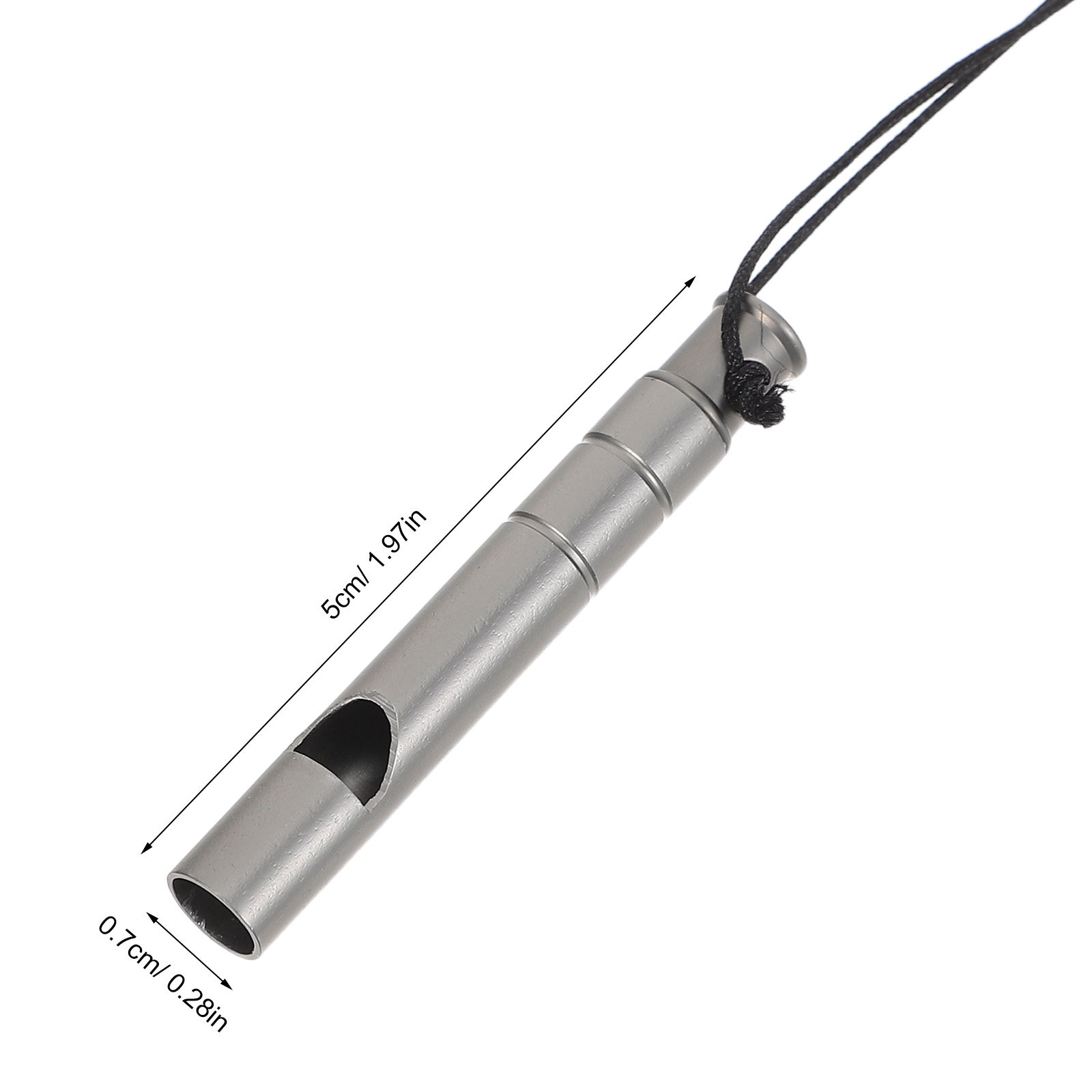2Pcs Titanium Emergency Surviv - огляд і ціна Emergency Whistle Loud