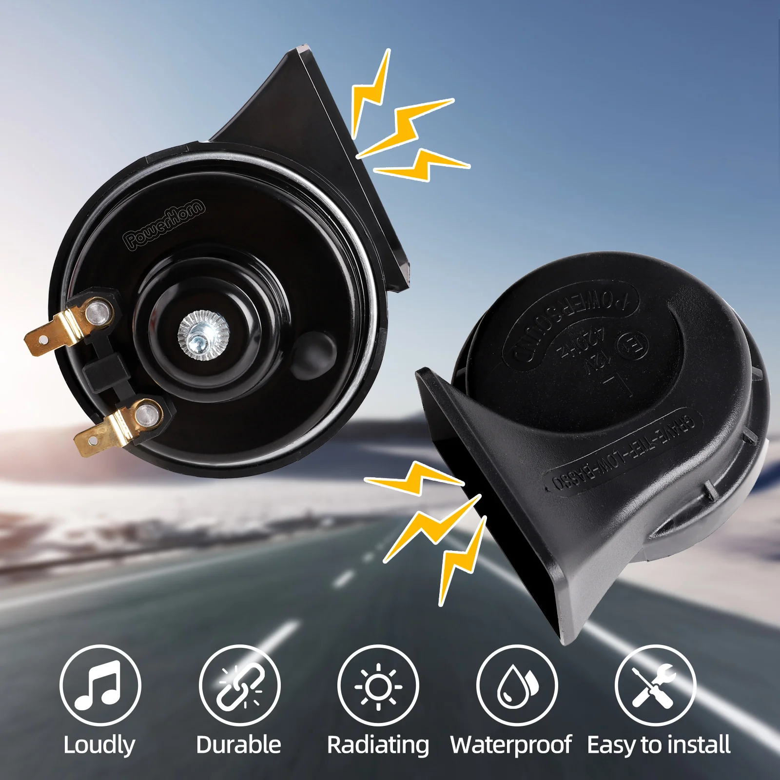 【120dB Super Loud】12V Electric - огляд і ціна Emergency Whistle Loud